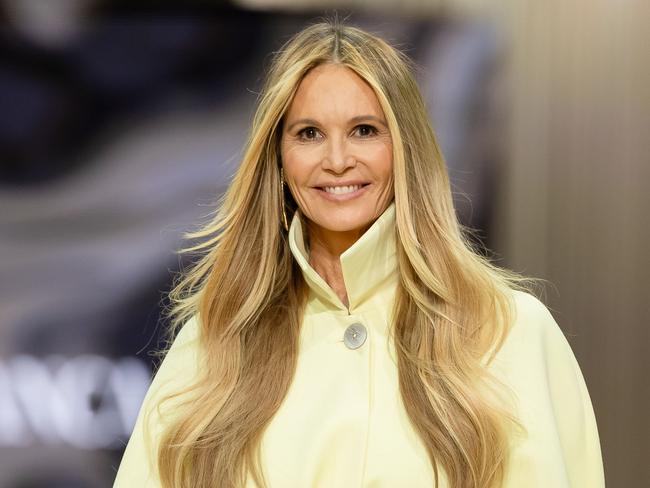 Supermodel Elle Macpherson returns to the runway for PayPal Melbourne Fashion Festival   Royal Exhibition Building. Picture: Jason Edwards