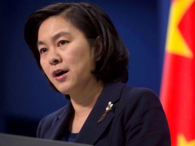 Chinese Foreign Ministry spokeswoman Hua Chunying said the US had not formally notified Beijing of the matter. Picture: AP