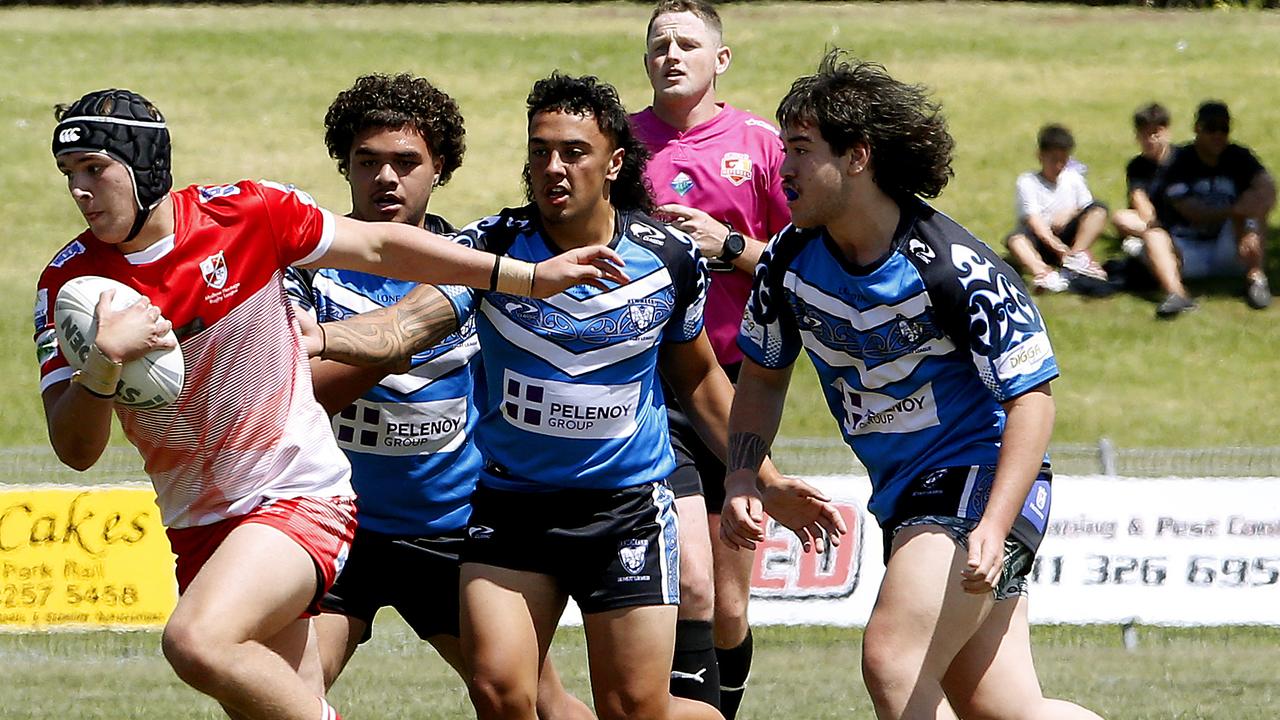 John Azzopardi from Malta. Under 18 Boys Malta v Maori Harmony Nines Rugby League. Picture: John Appleyard