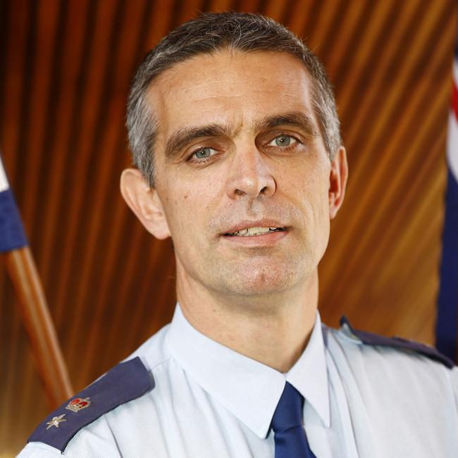 Northern Beaches Police commander, Superintendant John Duncan, urged the council to keep the Warringah Mall bus stop an alcohol-free zone. Picture: John Appleyard