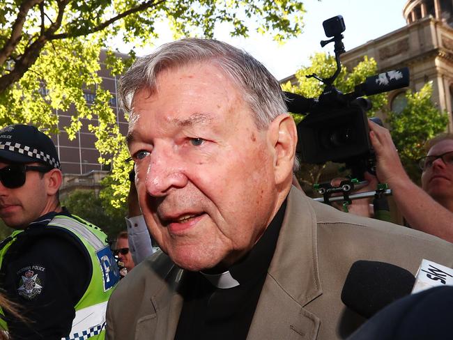 Cardinal George Pell was found guilty of child sex offences. Picture: Michael Dodge/Getty