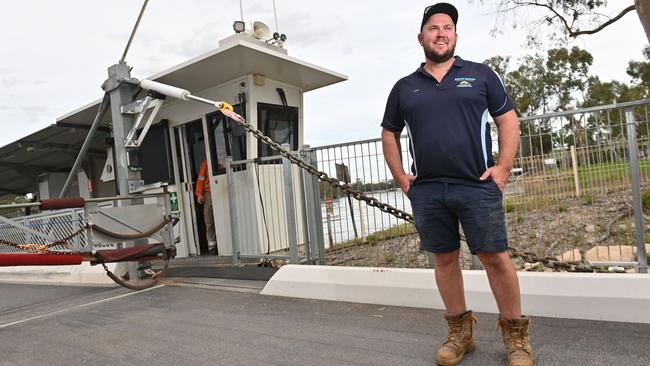 Owner of Morgan Riverside Caravan Park Leigh Cock. Picture: Keryn Stevens