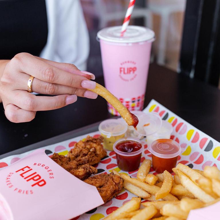 Flipp Brugers is a Sydney fast food chain.