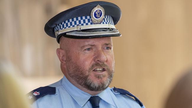 Detective Superintendent Darren Newman, commander of Strike Force Pearl. Picture: NewsWire / Simon Bullard