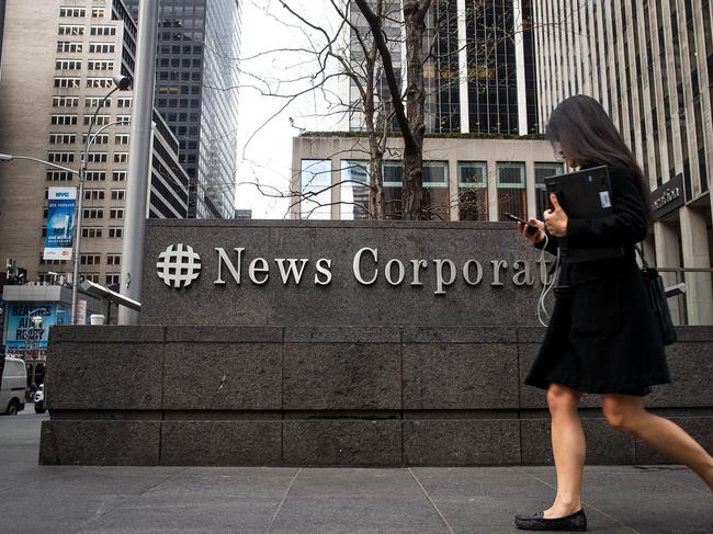 FILE - The News Corporation building, in New York. PHOTO: DREW ANGERER/GETTY IMAGES