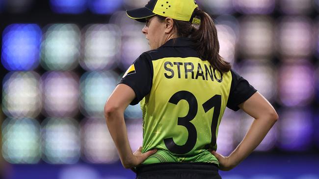 Molly Strano was called up as an injury replacement to bowl the first ball of a home World Cup.