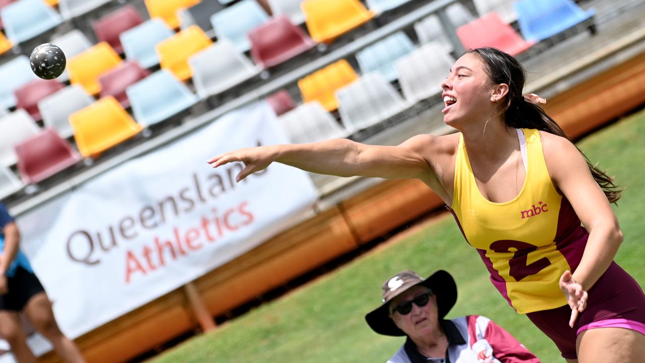 The Queensland All Schools track and field championships at QSAC. Saturday November 2, 2024. Picture, John Gass