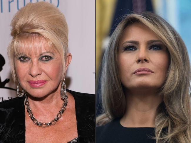 Ivana Trump says Melania is a “virtual prisoner”. Picture: AFP