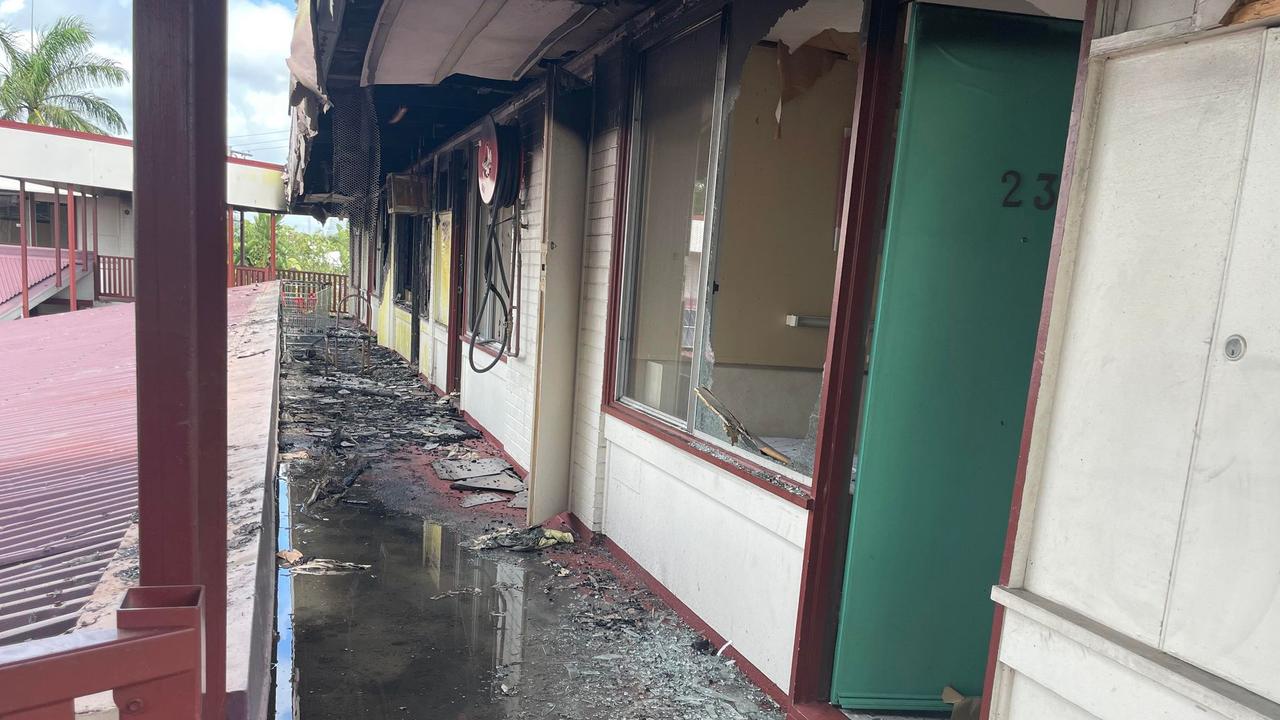 Damage, vandalism at the Ambassador Motel, Park Avenue, taken on Wednesday, February 7, 202