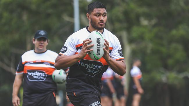 Utoikamanu is going nowhere. Picture: Wests Tigers