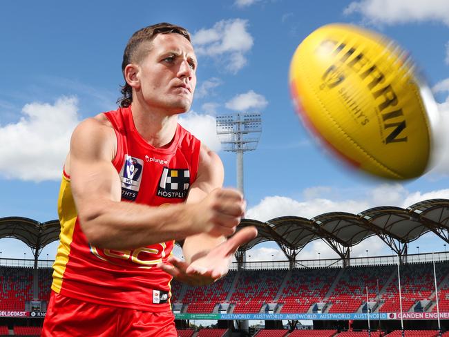 Gold Coast Suns VFL side are into the VFL preliminary finals this Saturday at Heritage Bank Stadium against Box Hill. Captain James Tsitas is ready and waiting. Picture Glenn Hampson