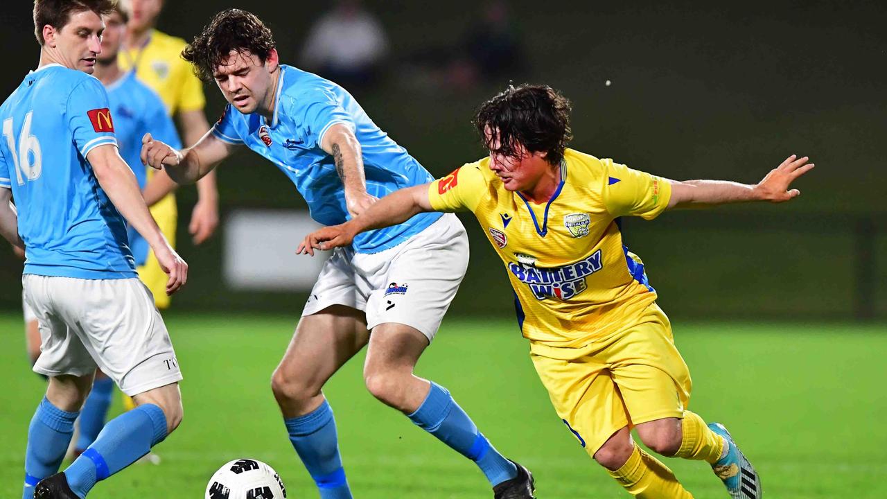 SOCCER: Men's, Kawana V Maroochydore Swans. Picture: Patrick Woods.