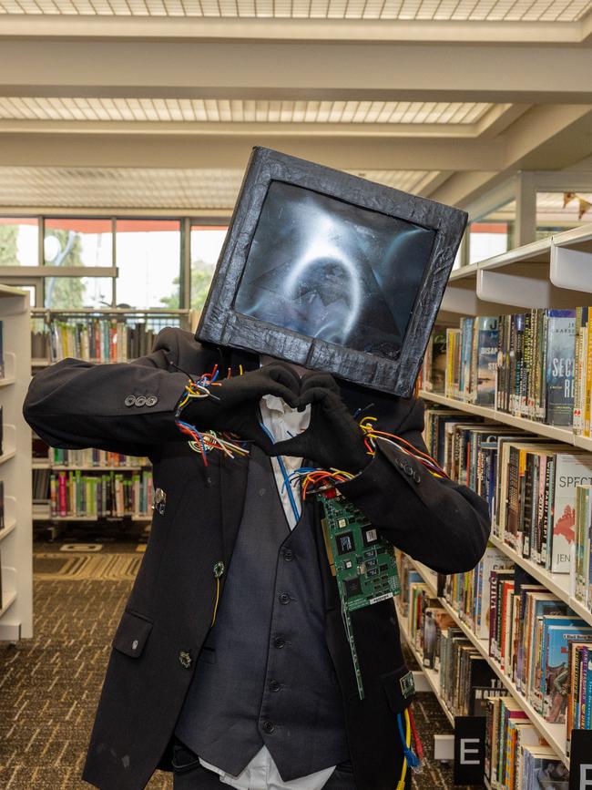 Connor Ryan - Cogito Ergo Sum at the City of Darwin Geektacular event, 2025. Picture: Pema Tamang Pakhrin