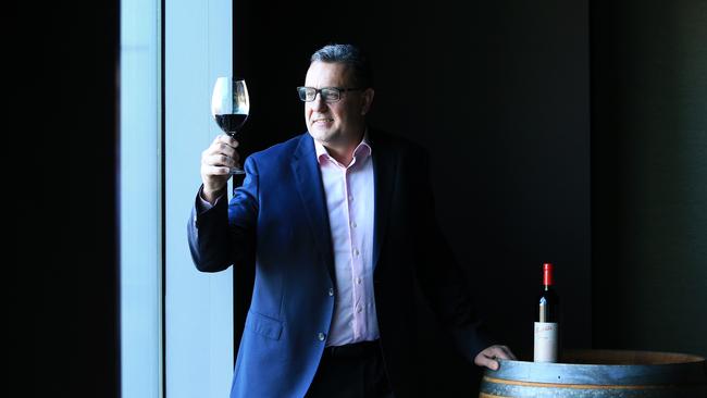 Treasury Wine Estates CEO Tim Ford ahead of the the annual release of the Penfolds vintage. Picture: Aaron Francis/The Australian