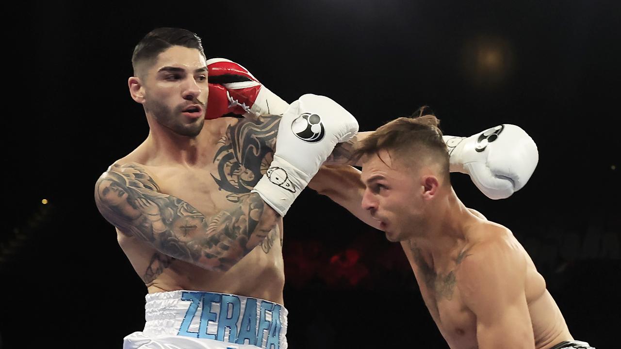 Zerafa (L) most recently earned a dominant win over Danilo Creati in November. Picture: Mark Evans/Getty Images