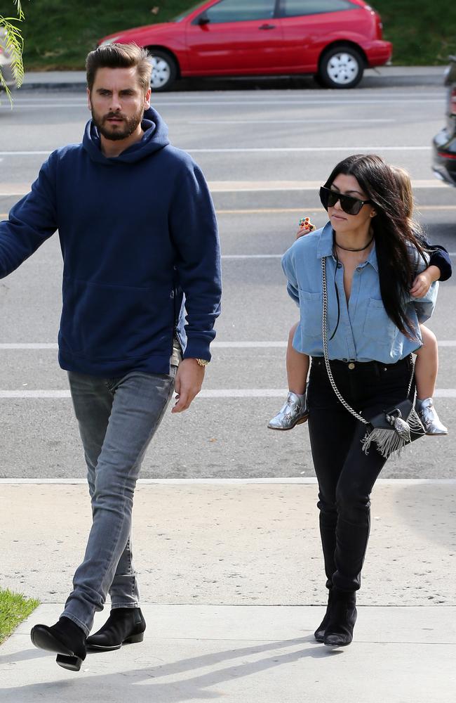 It’s over ... Scott and Kourtney broke up. Picture: Splash