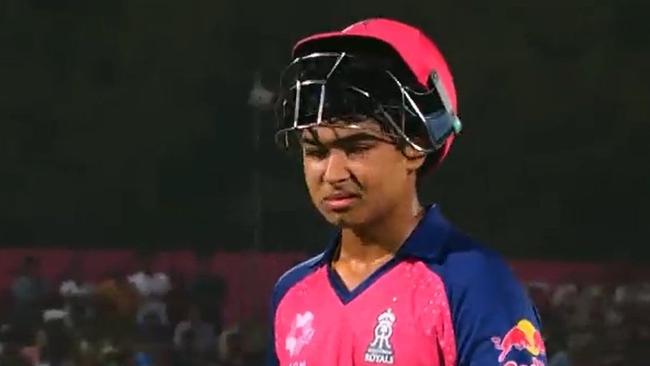 The cricket world was saddened by the sight of the talented slugger in tears. Photo: X.