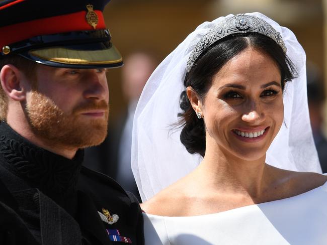 The newly-married Duke and Duchess of Sussex. Picture: Mega