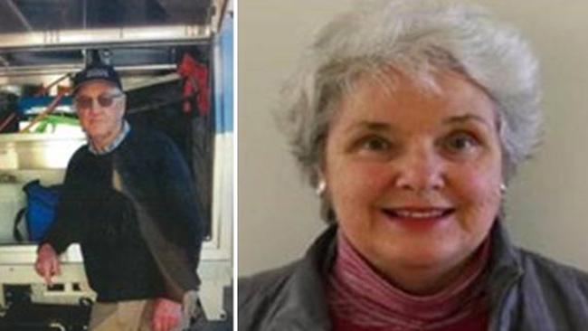 Missing campers Russell Hill and Carol Clay. Picture: AAP.