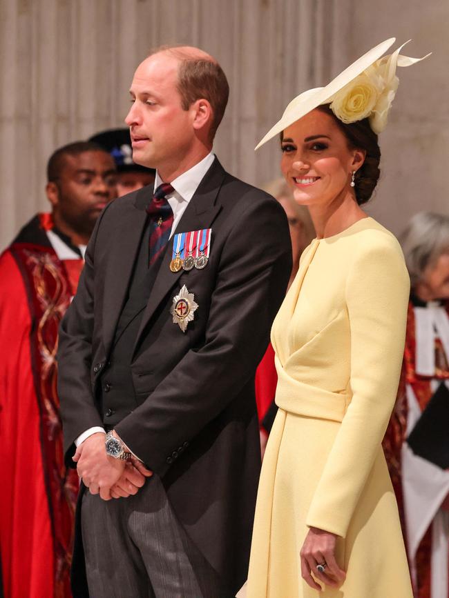 Harry was seen talking cordially to his brother Prince William last year after the funeral of their grandfather, Prince Philip.