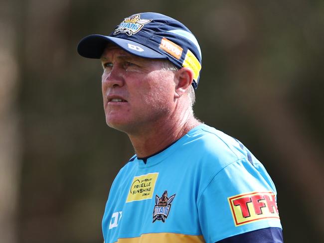 Gold Coast Titans' Coach Garth Brennan during  training at Parkwood on the Gold Coast.Photograph : Jason O'Brien