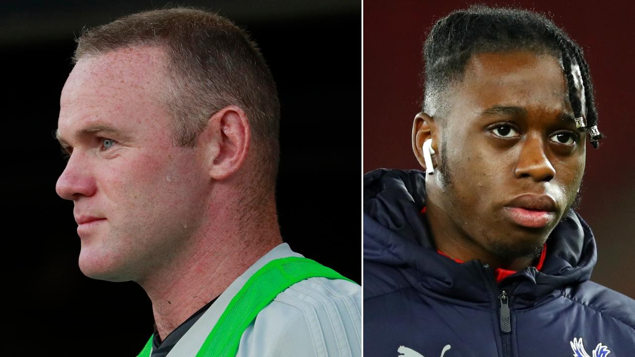 Wayne Rooney gives some wise words to Aaron Wan-Bissaka ahead of his Red Devils move.
