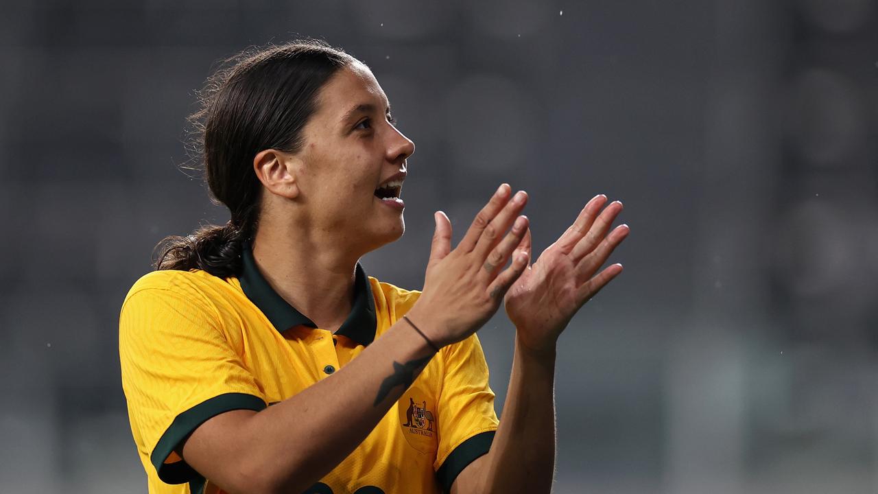 Sam Kerr Eyeing Goalscoring Record At Asian Cup News Com Au