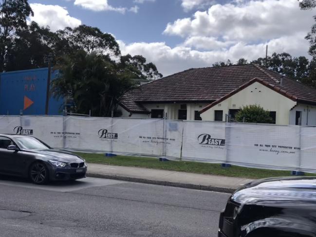 Demolition work has started on Northern Beaches Council's Warringah Recreation Centre at North Manly. Picture: Jim O’Rourke.