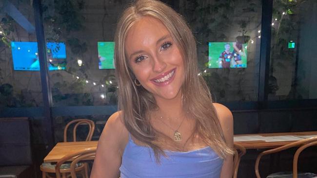 Lilie James, 22, a water polo coach at St Andrew’s Cathedral School, was killed on Wednesday night. Picture: Facebook