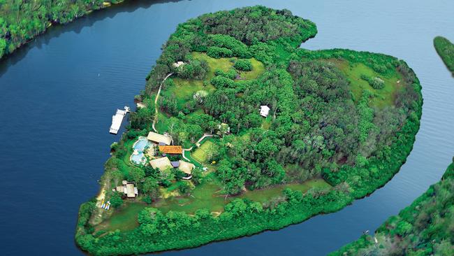 Makepeace Island, near Noosa, is a heart-shaped piece of paradise.