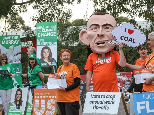 The NSW Liberal state executive will introduce a motion to blacklist GetUp at the party’s AGM this Saturday. Picture: AAP