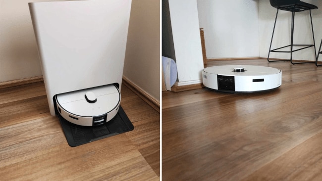 Samsung's BESPOKE Jet Bot Combo AI vacuum and mop combo. Image: Supplied.