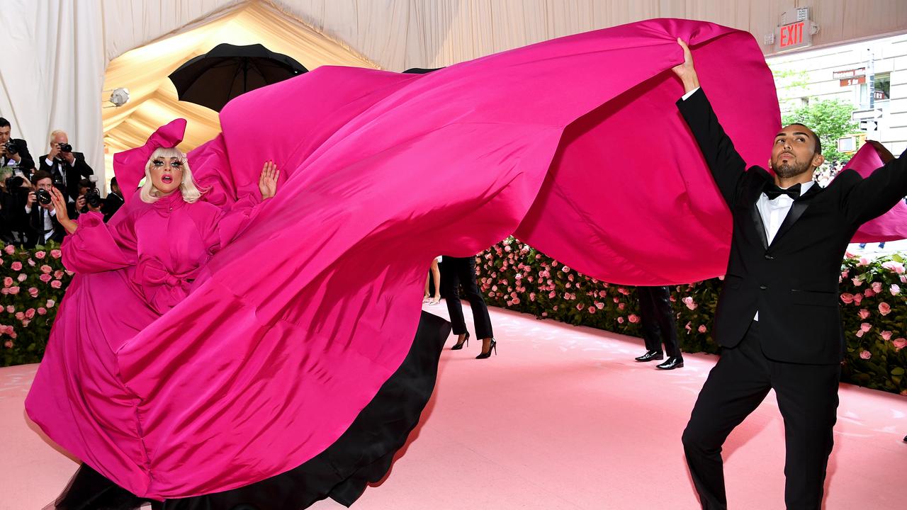 Here she goes... Picture: Dimitrios Kambouris/Getty Images for The Met Museum/Vogue