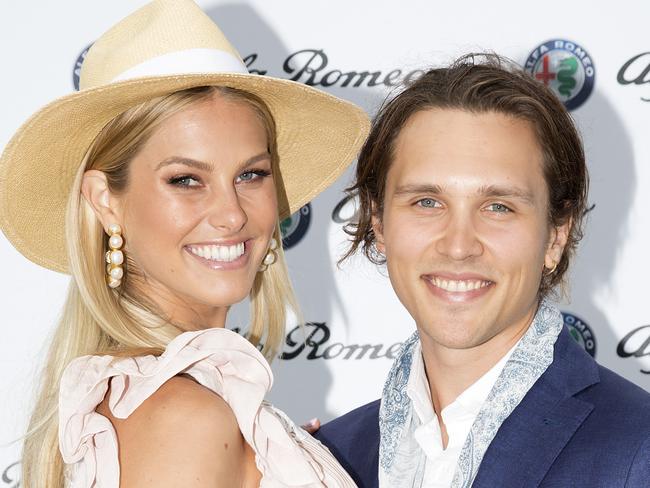 2018 The Portsea Polo. Natalie Roser and Harley Bonner. Picture: Sarah Matray