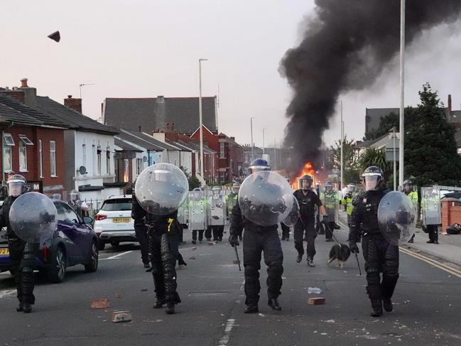 Two-tier policing is one more grievance fuelling these rioters, who haven’t suddenly come from nowhere to demand an end to mass immigration. Picture: Getty Images