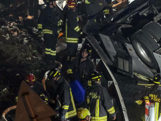 The bus was carrying tourists to a camp site. Picture: Getty Images