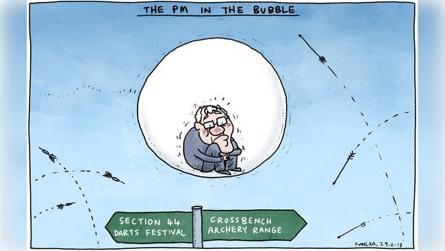 Jon Kudelka Letters page cartoon for 29-11-2018Version: Letters Cartoon  (1280x720 - Aspect ratio preserved, Canvas added)COPYRIGHT: The Australian's artists each have different copyright agreements in place regarding re-use of their work in other publications.Please seek advice from the artists themselves or the Managing Editor of The Australian regarding re-use.