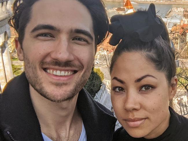 Chris Circosta and his partner Maia have been stranded in Sweden since July, after being bumped from three flights home due to new restrictions on overseas arrivals in Australia.