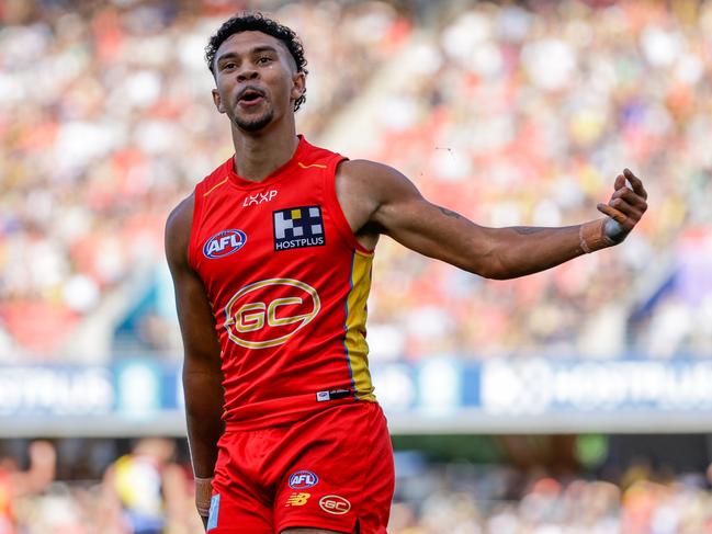 Adelaide has shown interest in Gold Coast’s Malcolm Rosas. Picture: Russell Freeman/AFL Photos via Getty Images