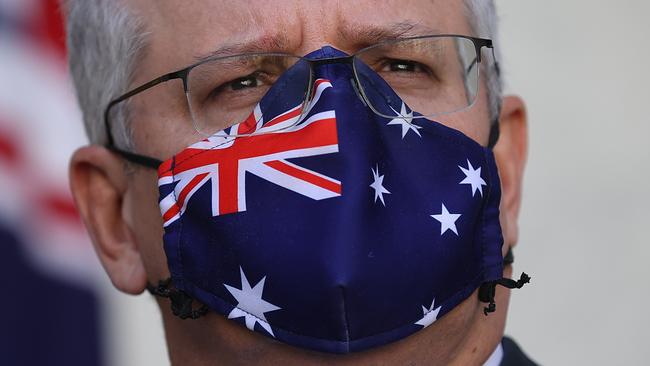 Scott Morrison in Canberra on Thursday. Picture: Gary Ramage