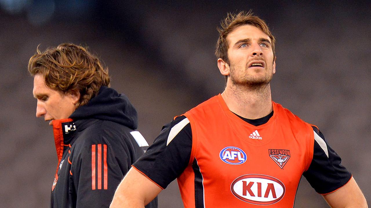 James Hird and Jobe Watson.