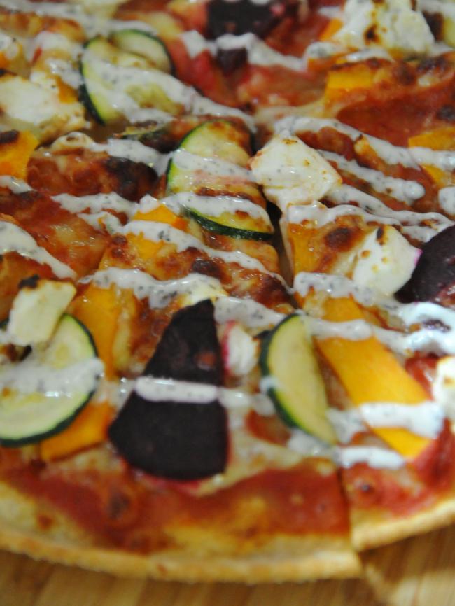 Veggie Delight pizza.