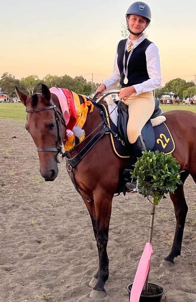 Katie Maund from Whitsundays is part of the Australian horseball team hoping to go to France. Picture: Helen Maund.