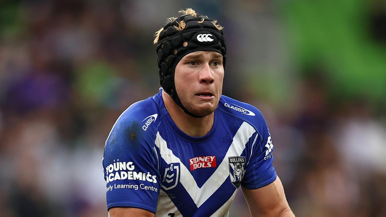 Matt Burton has struggled to spark the Bulldogs’ attack. Picture: Graham Denholm/Getty Images