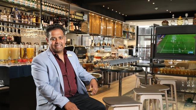 Food and Beverage Manager, Snehal Sinha, in the newly refurbished restaurant. Picture: Dean Martin