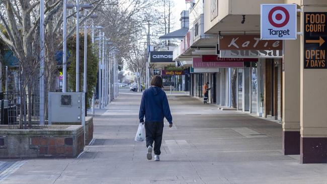 Shepparton is going back into lockdown. Picture: Wayne Taylor