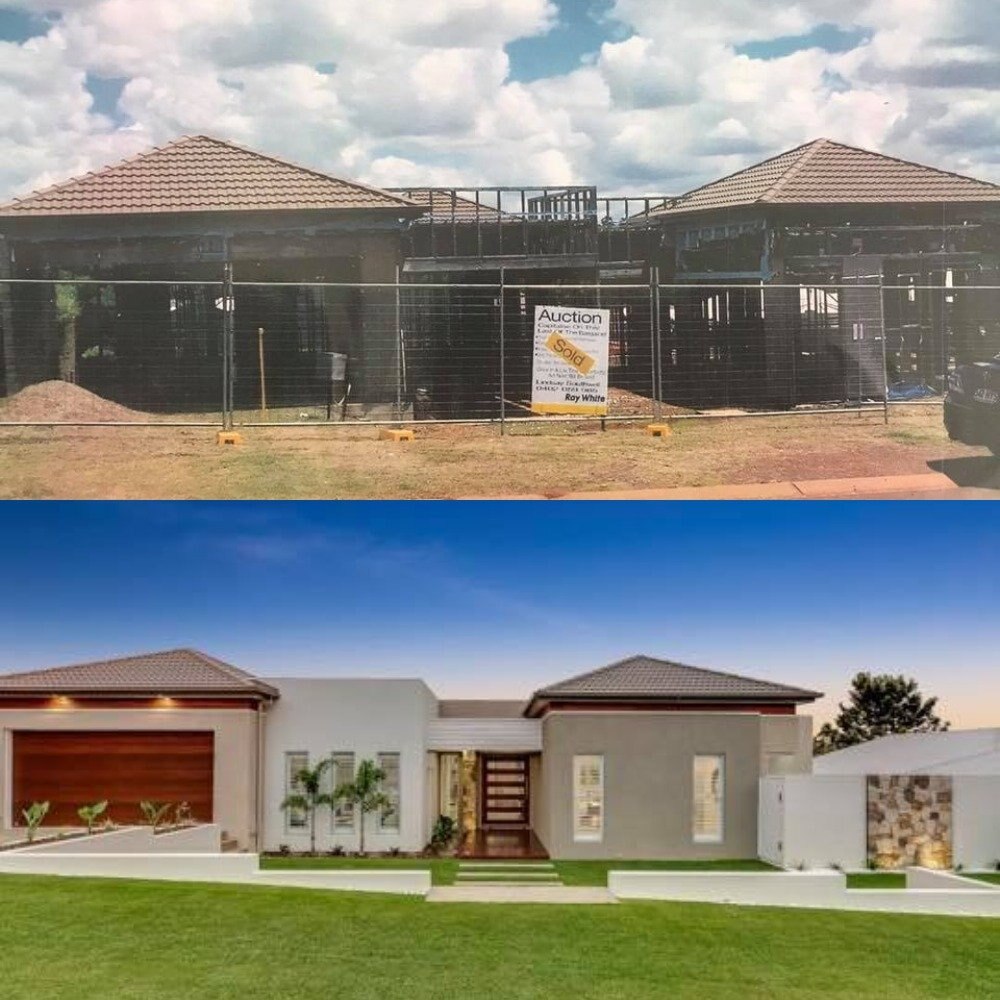 Readers submit home renovation photos. Priscilla Barton submitted before and after pictures of her Rangeville home. Picture: Facebook