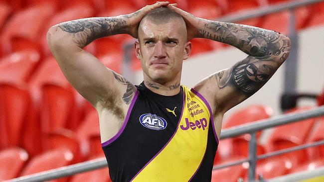 Dustin Martin is eager to return for the Tigers. Picture: Michael Klein