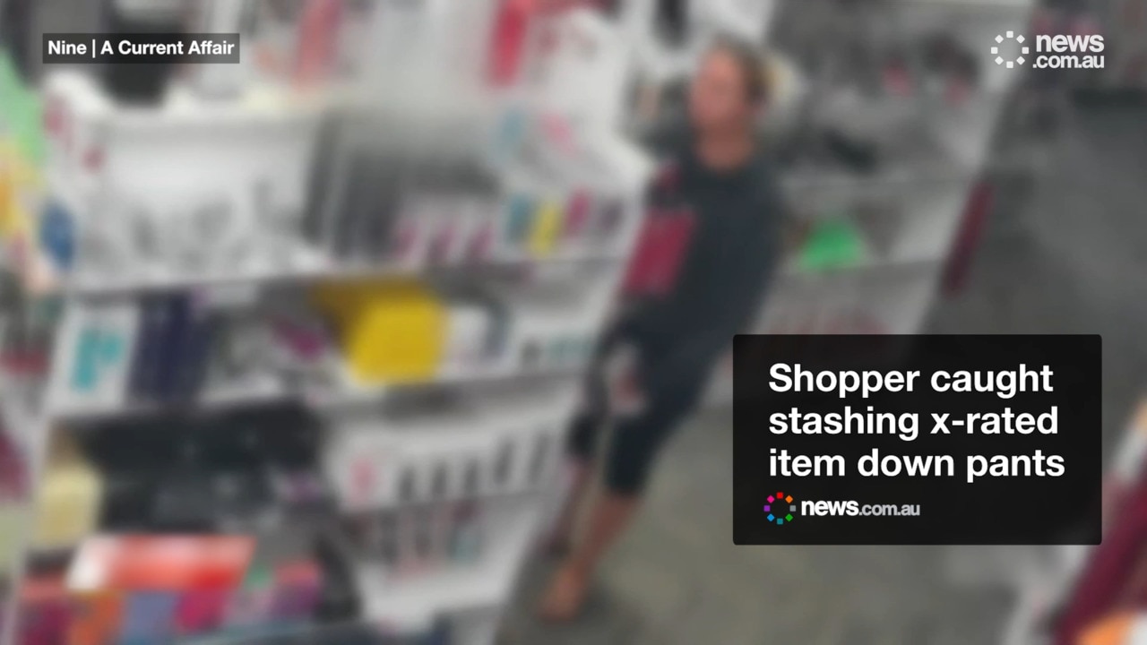 Shopper caught stashing x-rated item down pants