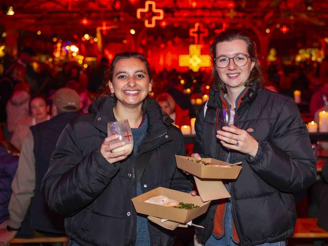Aneya Scott and Neoma Fisher at Winter Feast 2025 in Hobart. Picture: Caroline Tan